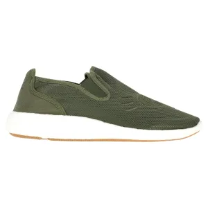 Adidas Originals Human Made Pure Logo-Appliqud Mesh Slip-On Sneakers in Green Synthetic