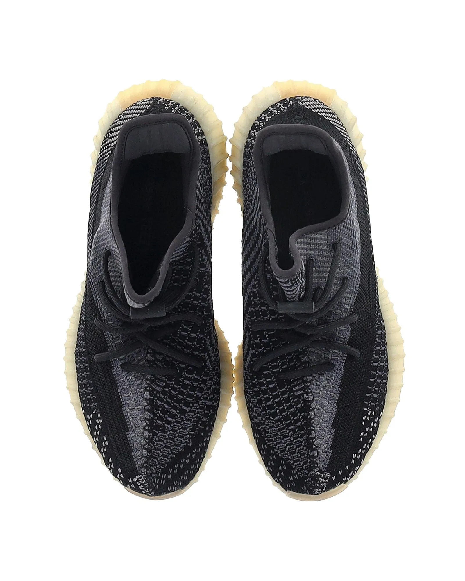 Adidas Yeezy Boost 350 V2 Sneakers in 'Carbon'' in Light Grey Primeknit