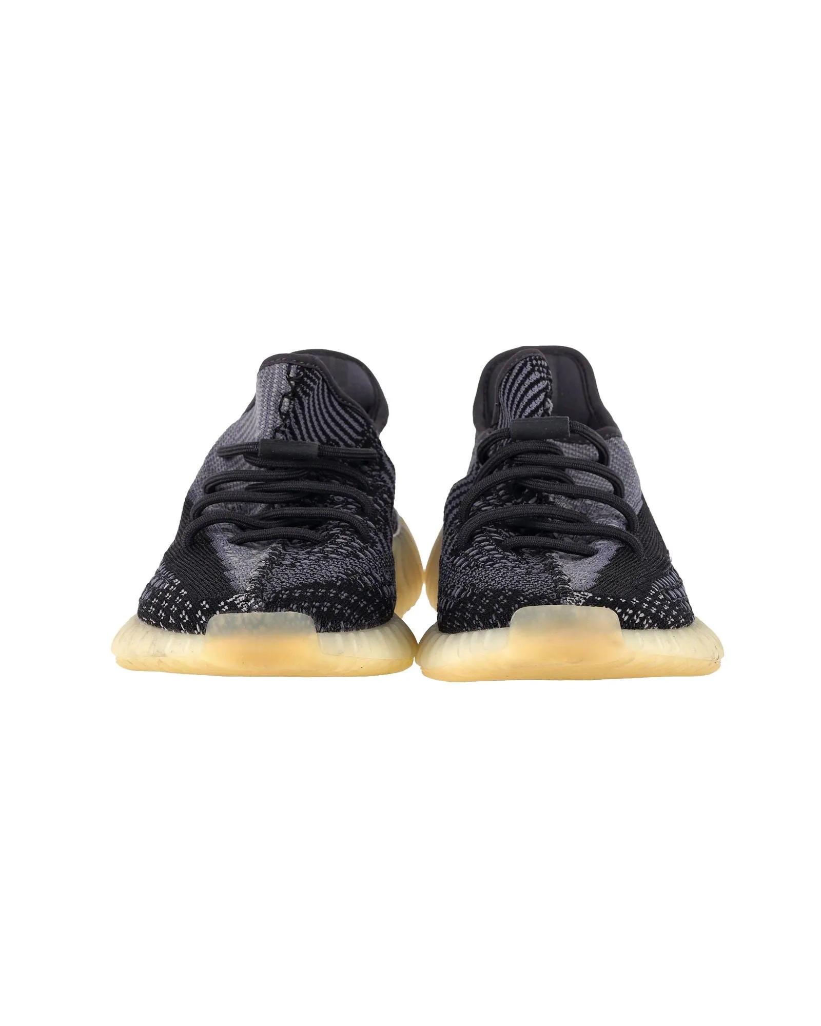 Adidas Yeezy Boost 350 V2 Sneakers in 'Carbon'' in Light Grey Primeknit