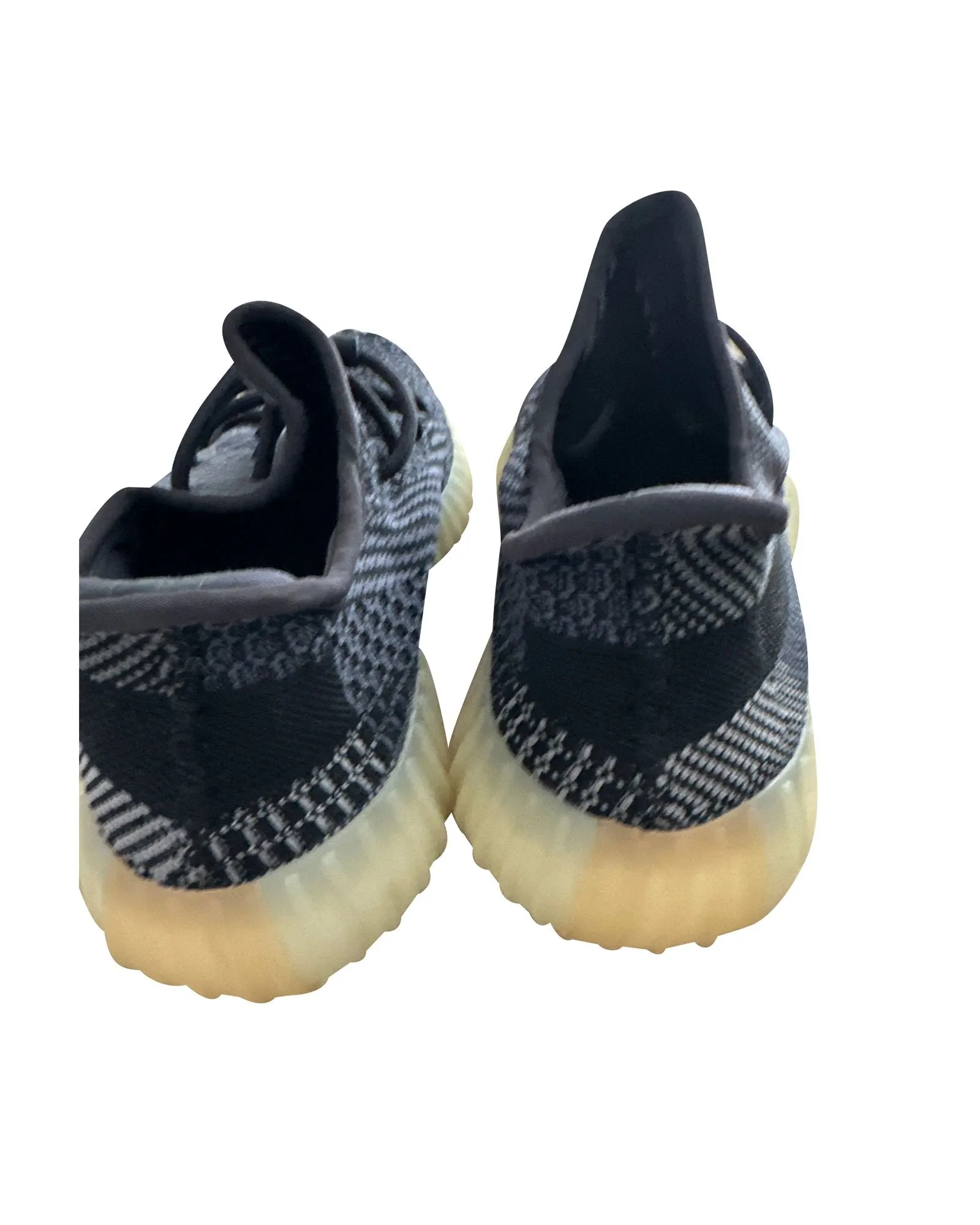 Adidas Yeezy Boost 350 V2 Sneakers in 'Carbon'' in Light Grey Primeknit