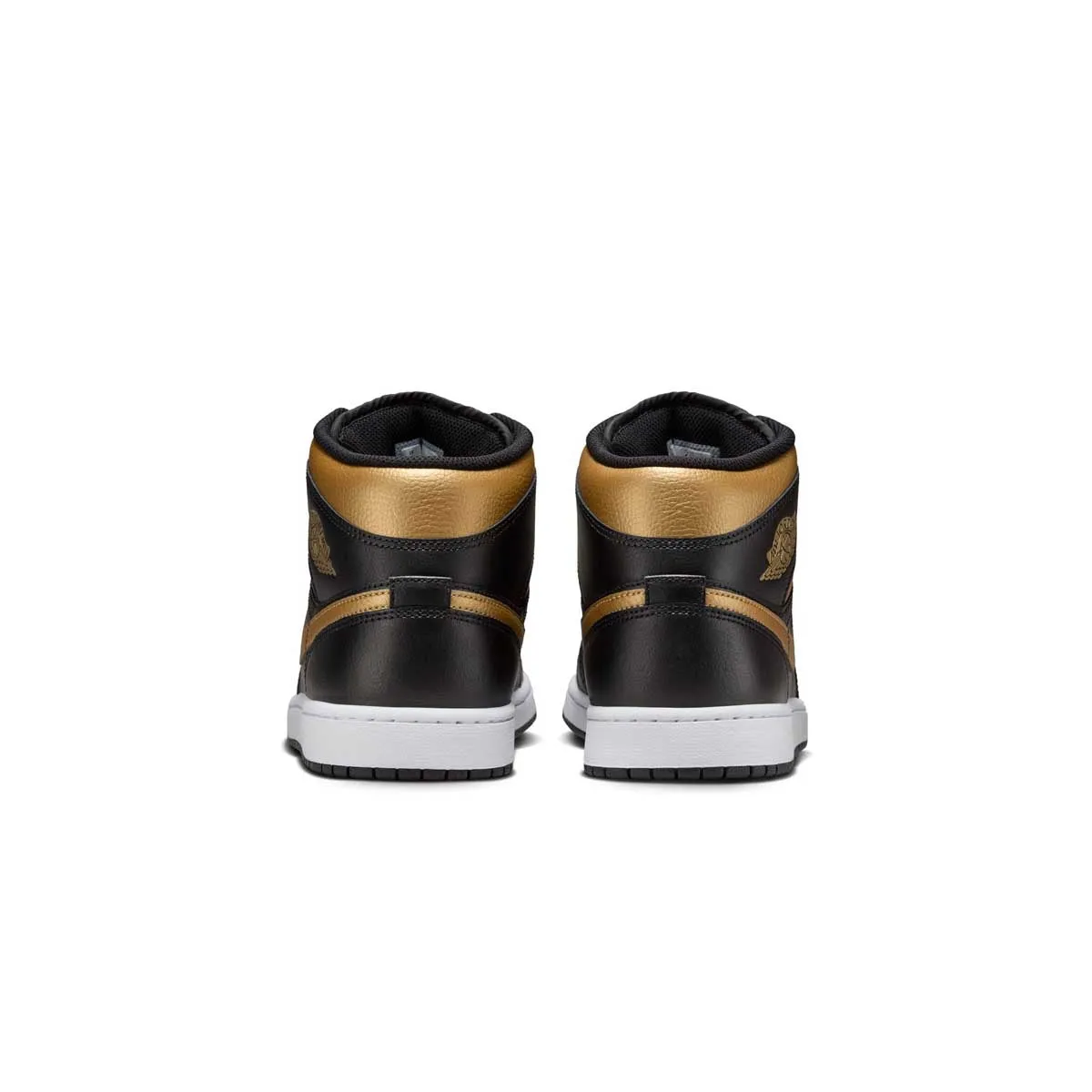 Air Jordan 1 Mid 'Black Metallic Gold'