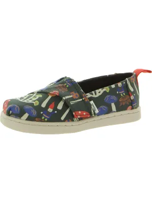 Alpargata Girls Mushroom Print Glow in Dark Slip-On Sneakers