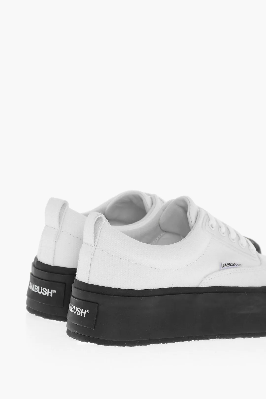 Ambush Canvas Low Top Sneakers With Contrasting Sole
