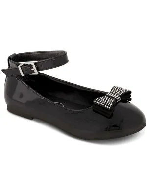 Amy Bow Girls Little Kid Patent Ankle Strap