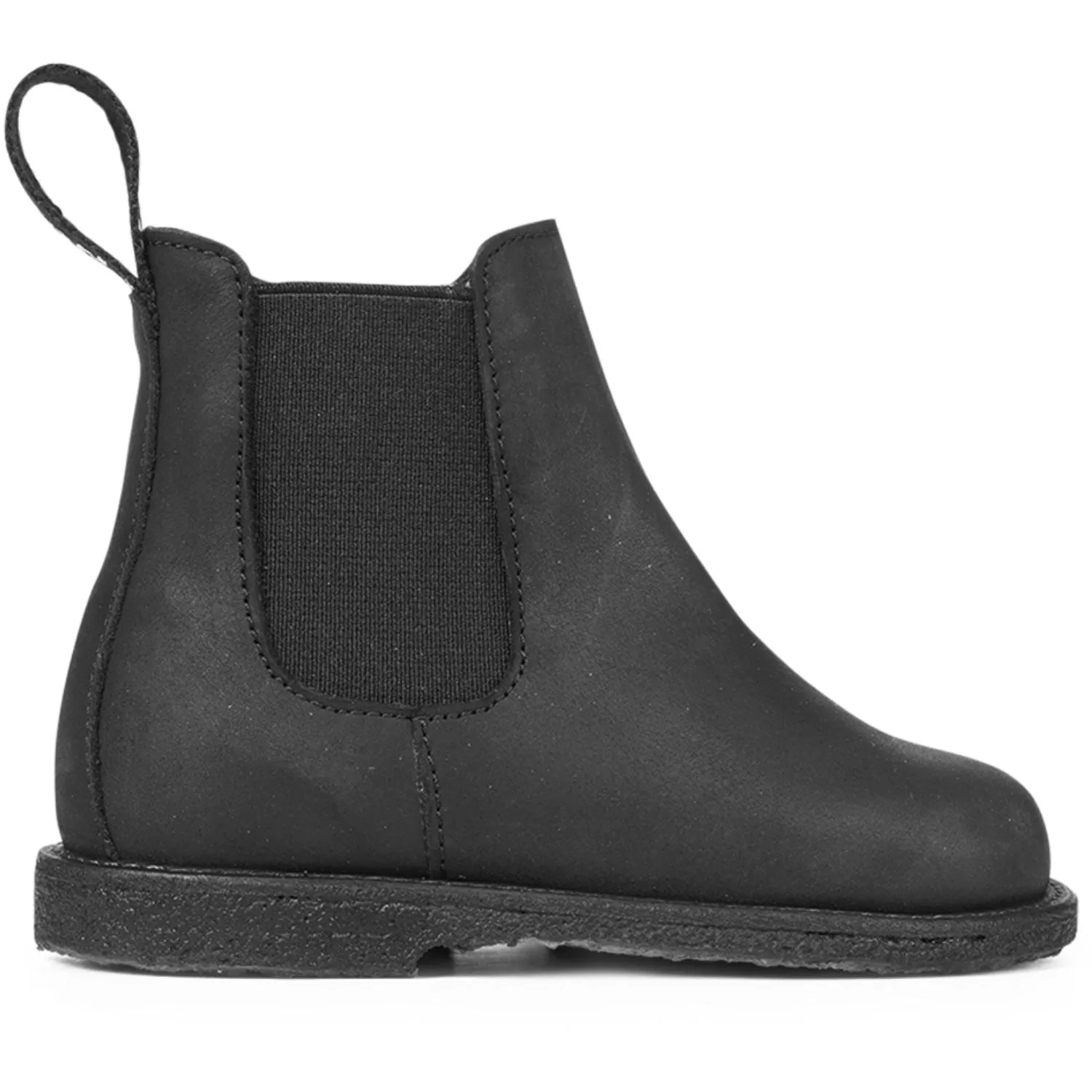 Angulus Black/Black Chelseastvle Med LAndobnd Og Zipthrough