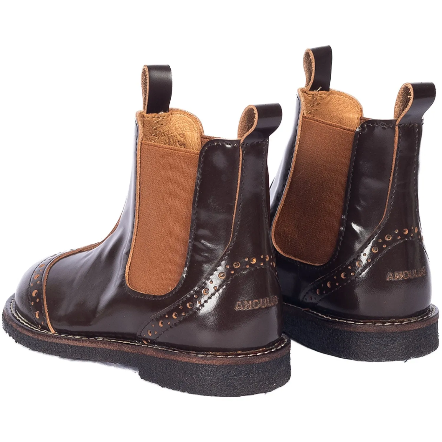 Angulus Brown/CAndnac Chelsea Boot Med BrAndue Hulmnster