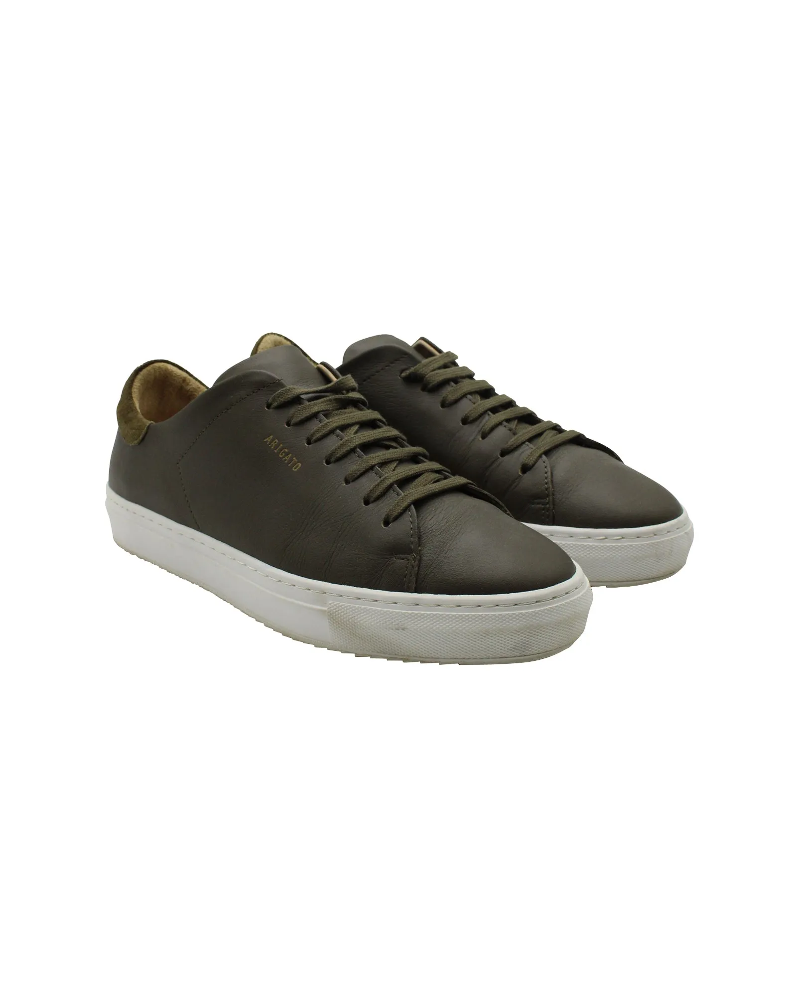 Axel Arigato Clean 90 Sneakers in Green Leather