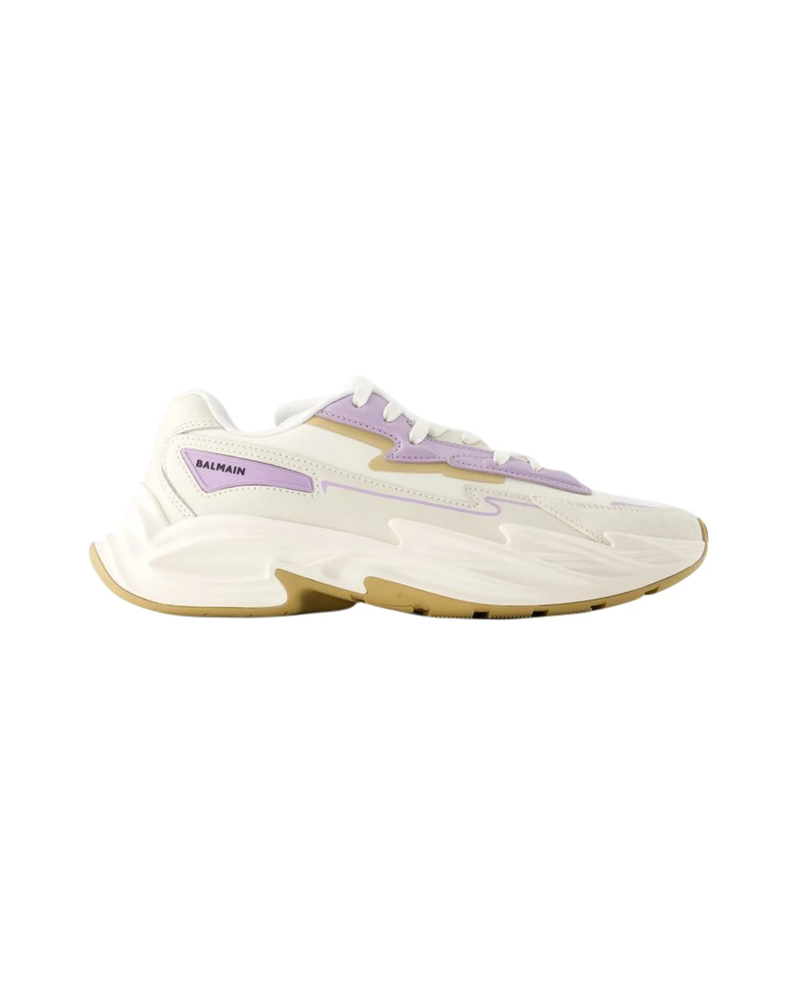 B-Dr4g0n Sneakers - Balmain - Synthetic Leather - Beige