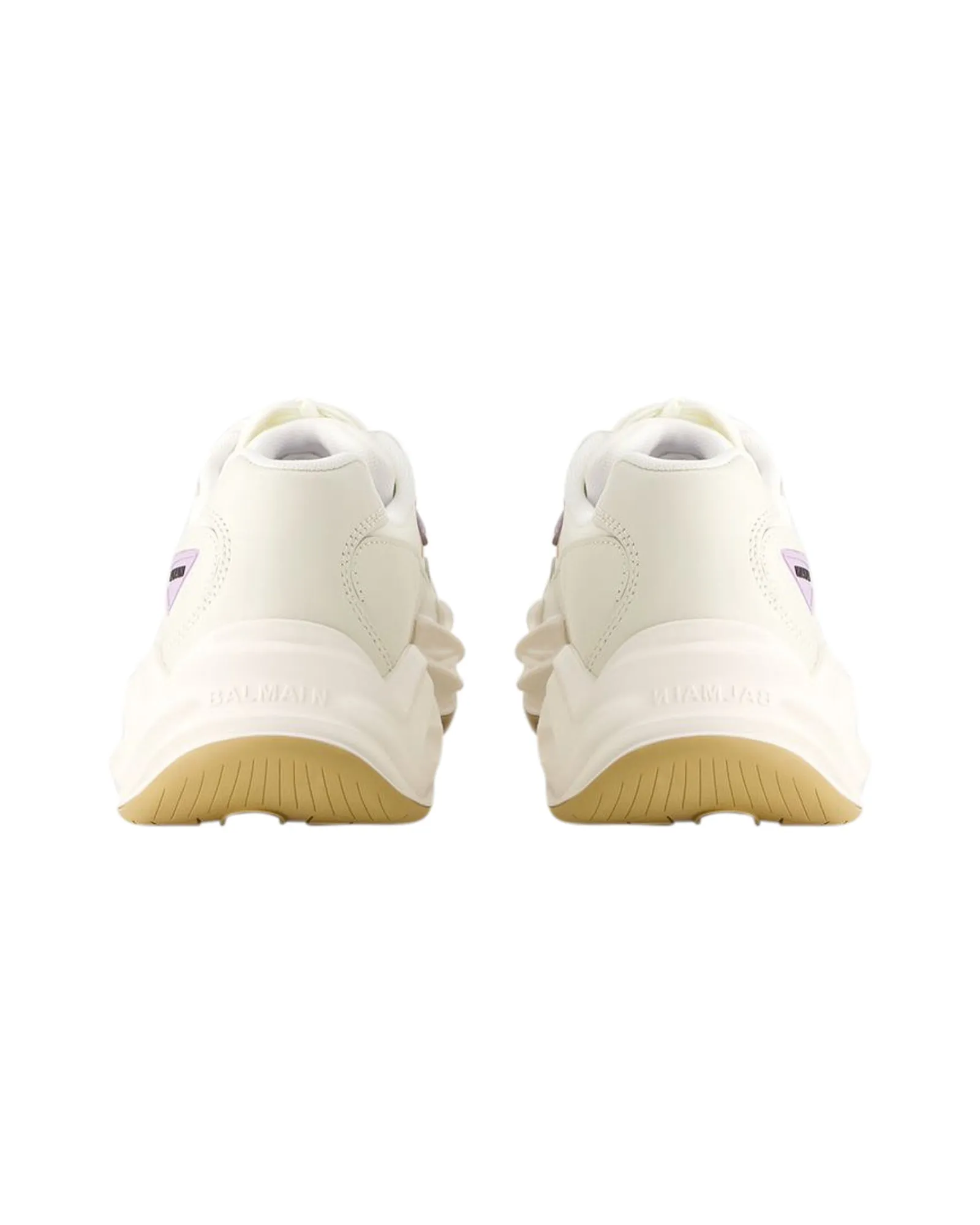 B-Dr4g0n Sneakers - Balmain - Synthetic Leather - Beige