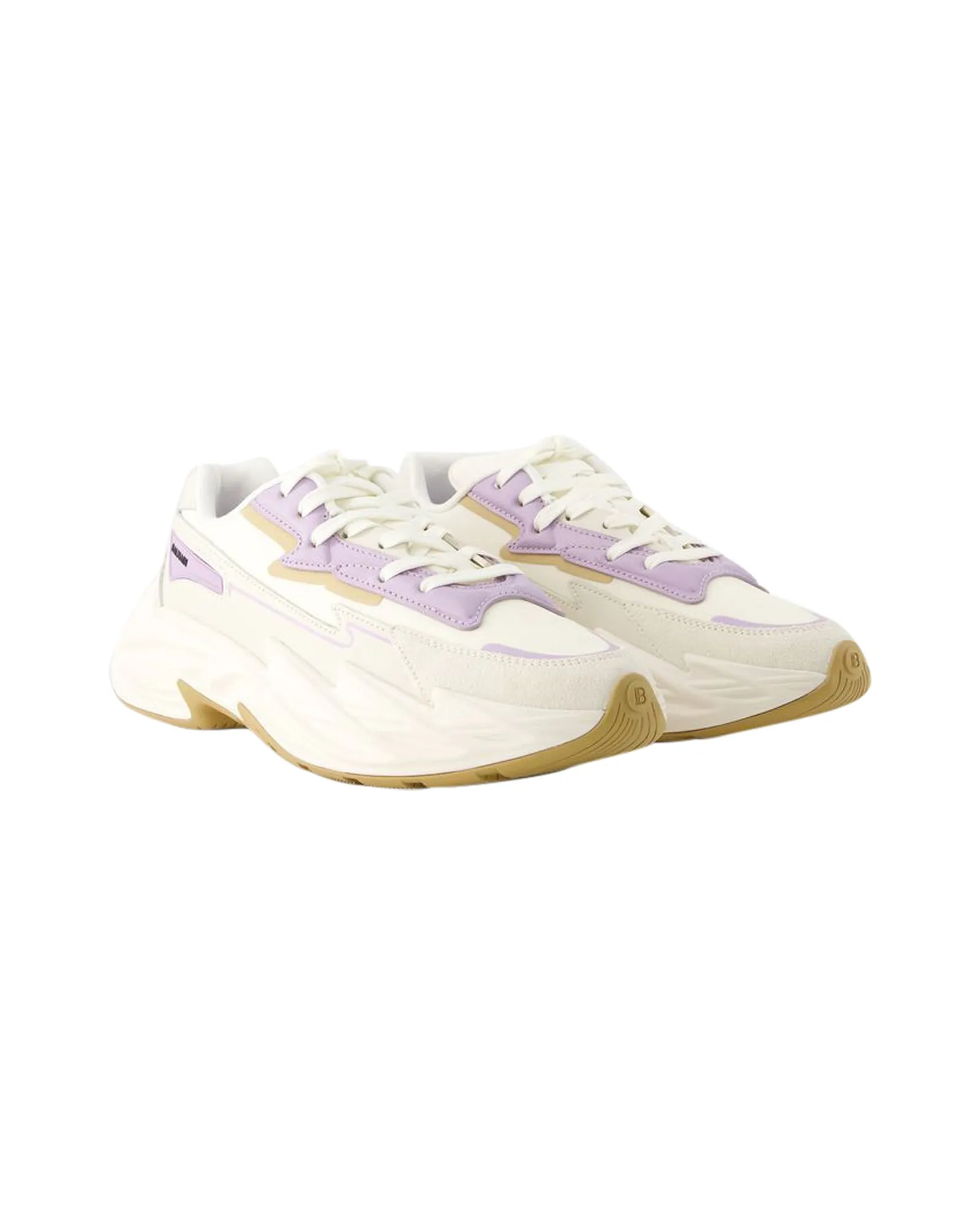 B-Dr4g0n Sneakers - Balmain - Synthetic Leather - Beige