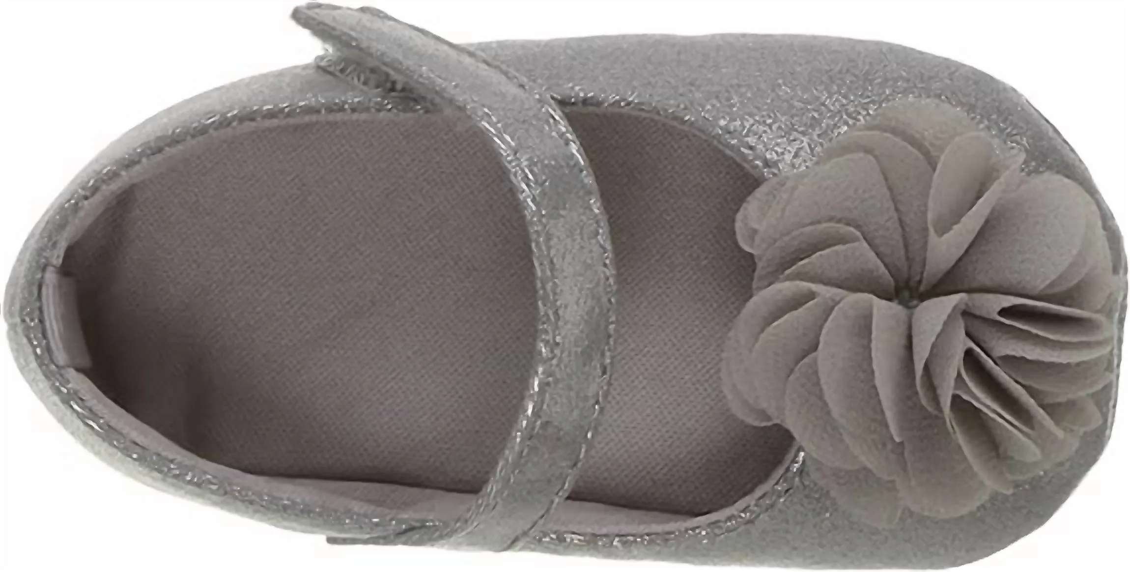 Baby Girl's Holiday Shoes In Silver