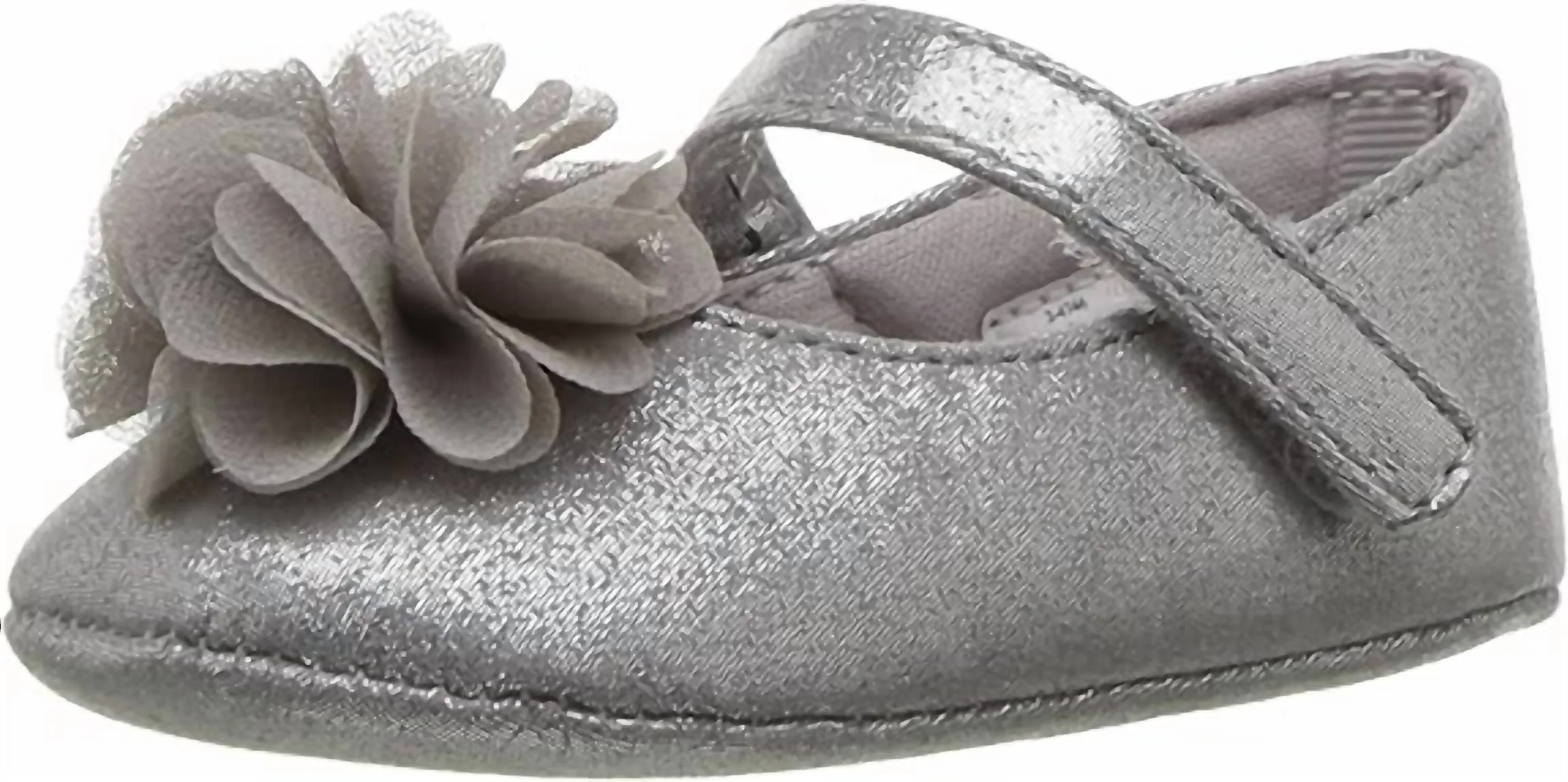 Baby Girl's Holiday Shoes In Silver