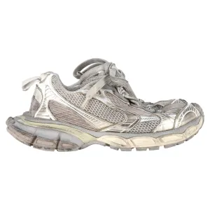 Balenciaga 3XL Distressed Sneakers in Beige Polyurethane