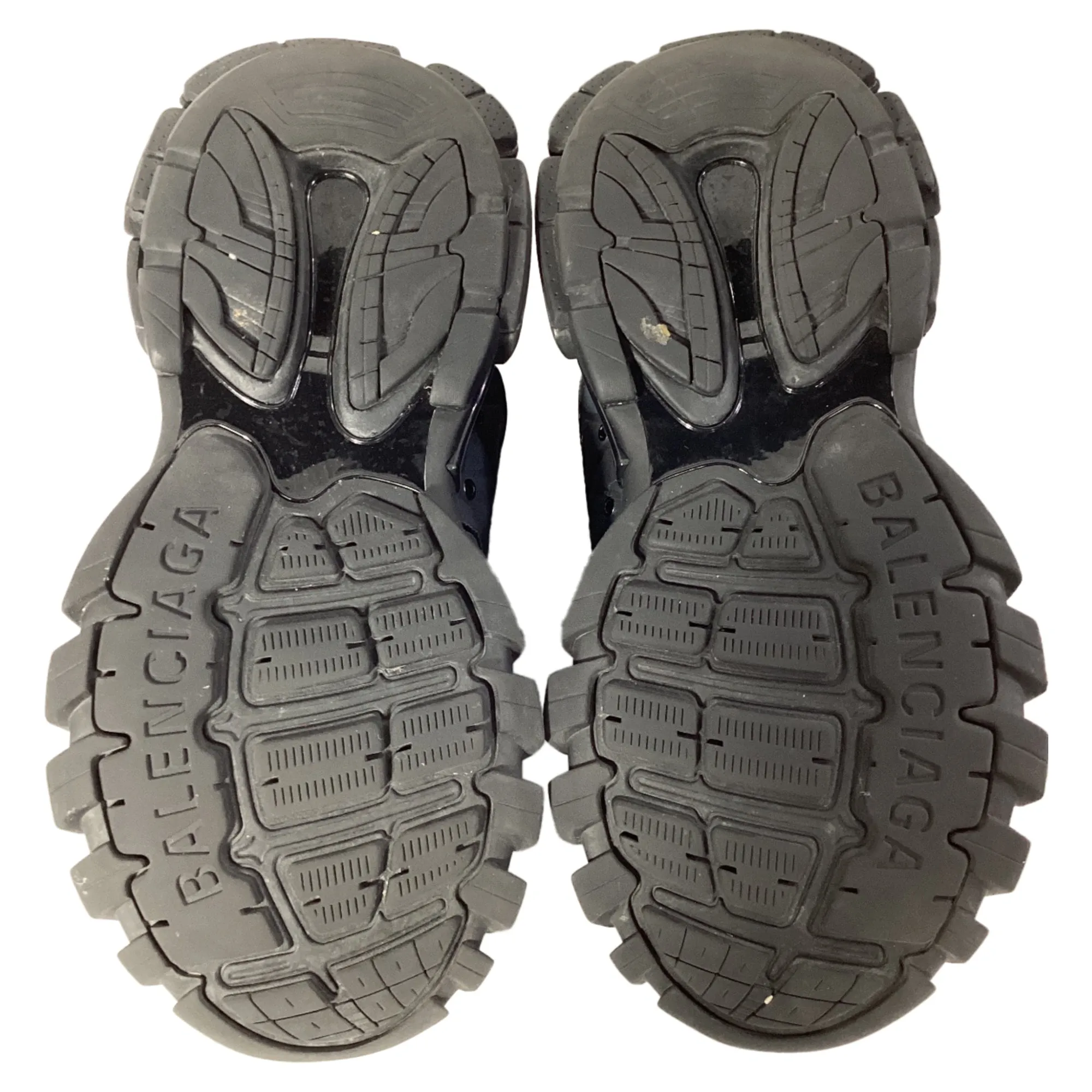 Balenciaga Track Sneakers in Black Polyurethane
