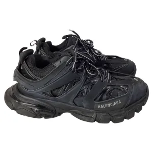 Balenciaga Track Sneakers in Black Polyurethane