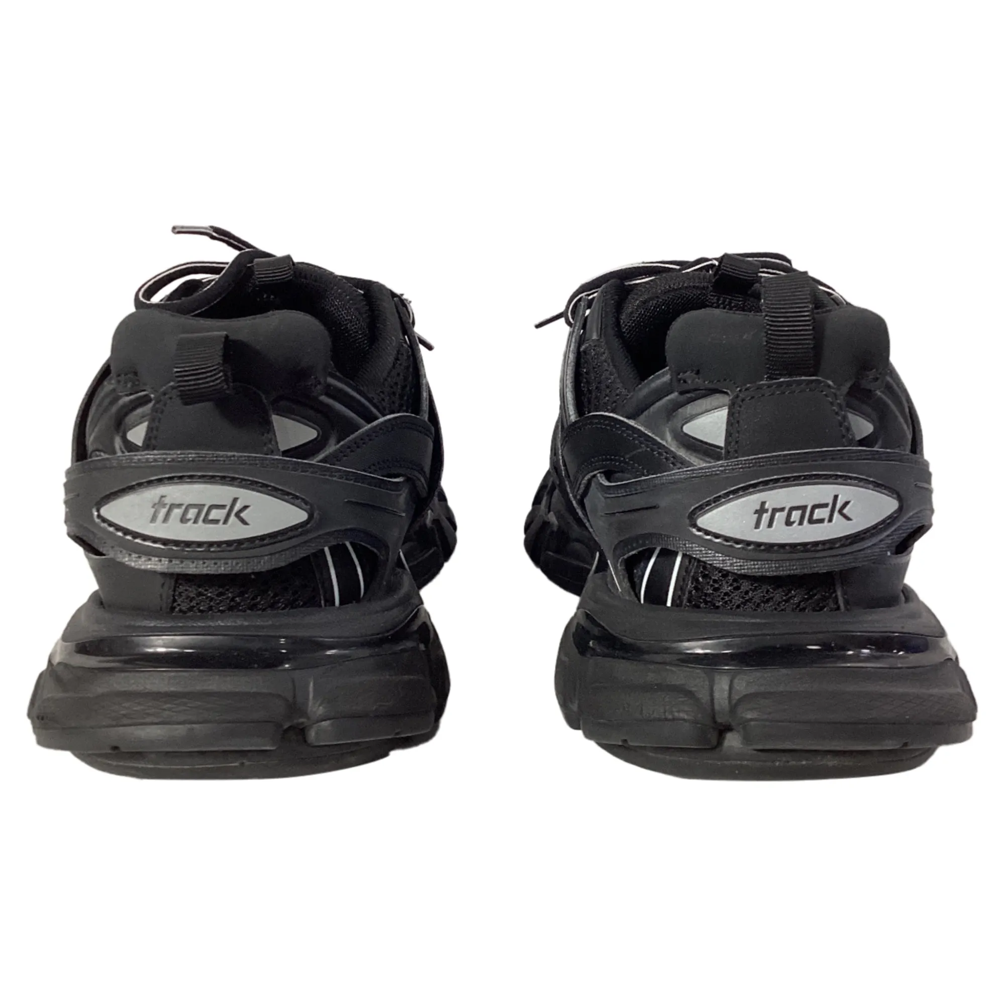 Balenciaga Track Sneakers in Black Polyurethane