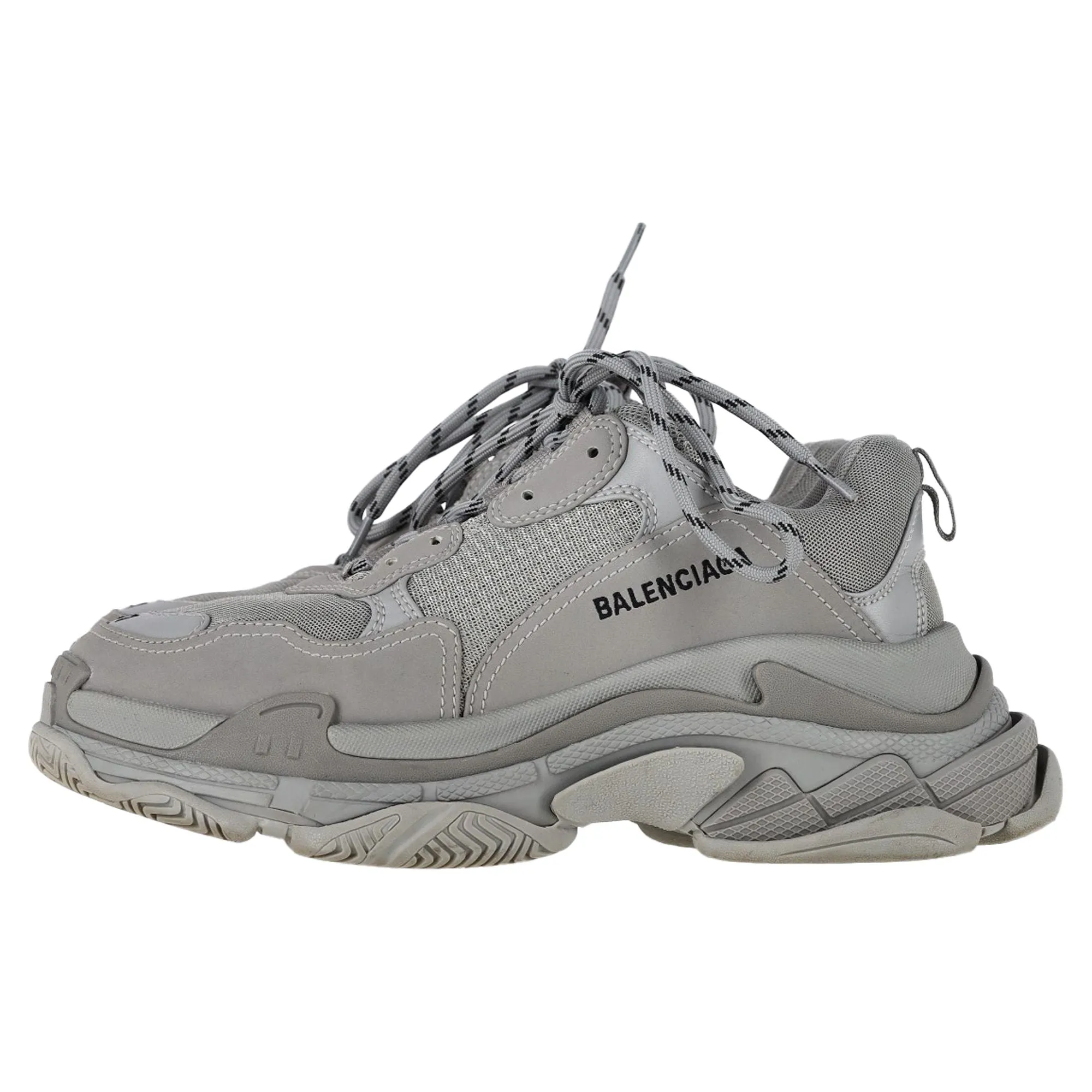 Balenciaga Triple S Sneakers in Grey Polyester