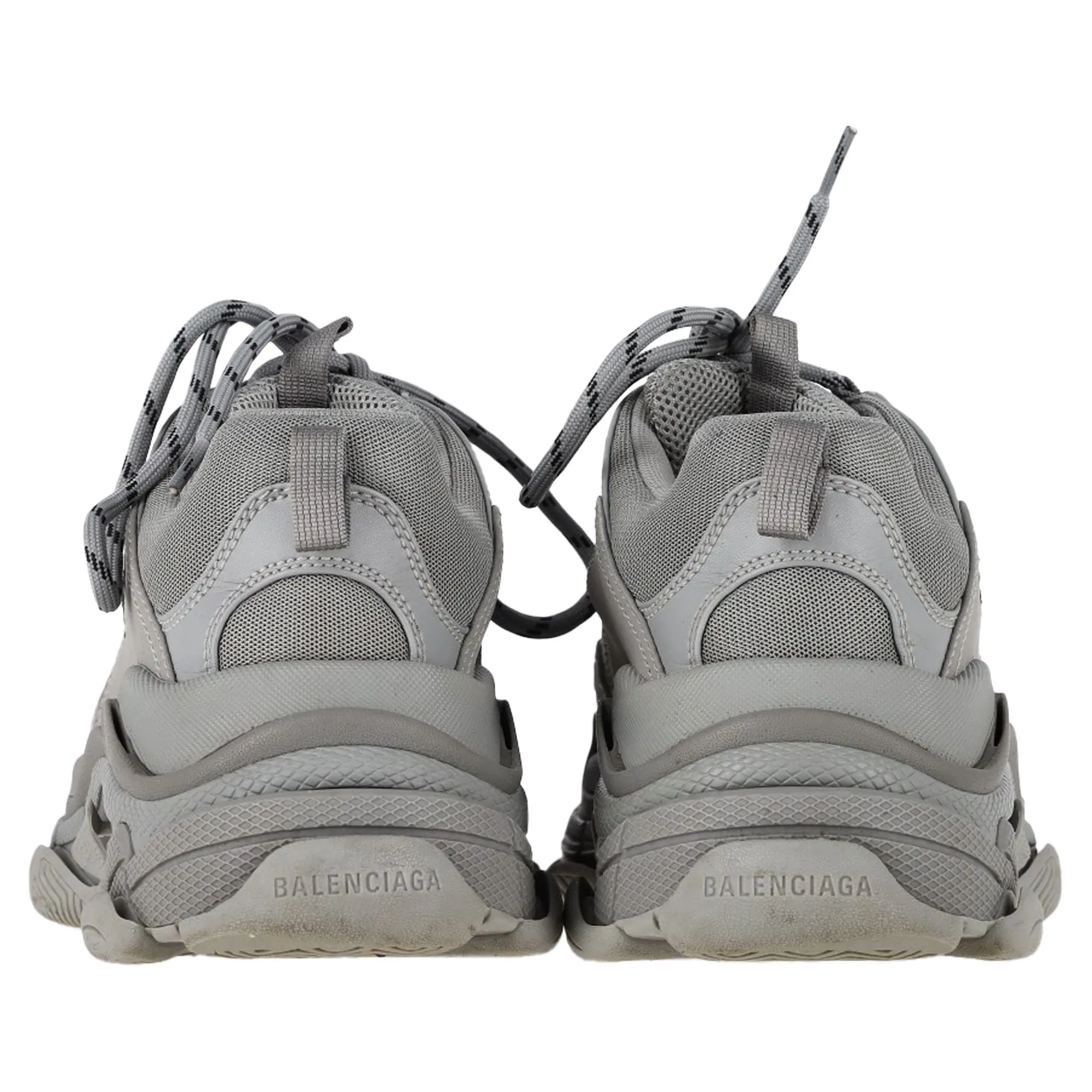 Balenciaga Triple S Sneakers in Grey Polyester