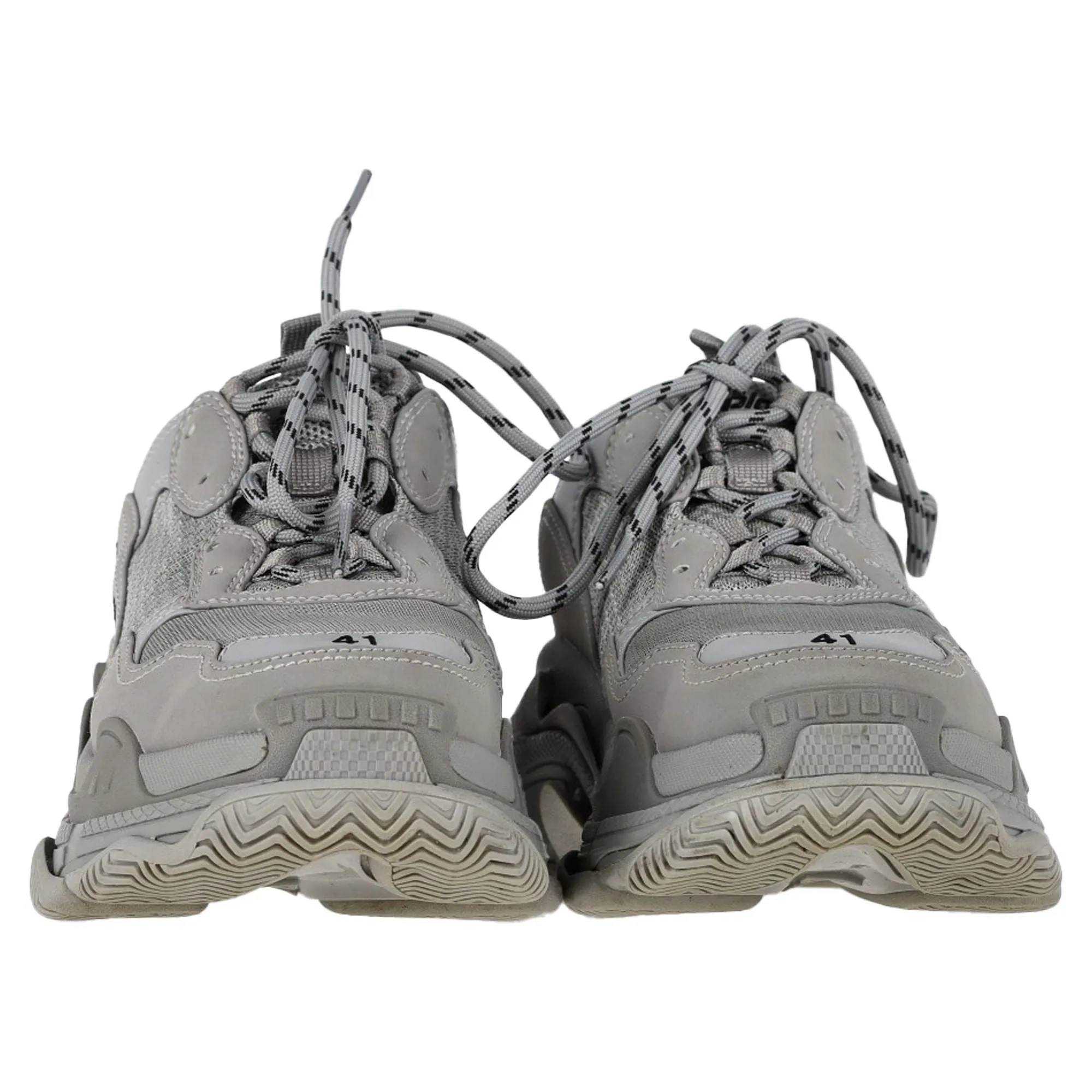 Balenciaga Triple S Sneakers in Grey Polyester