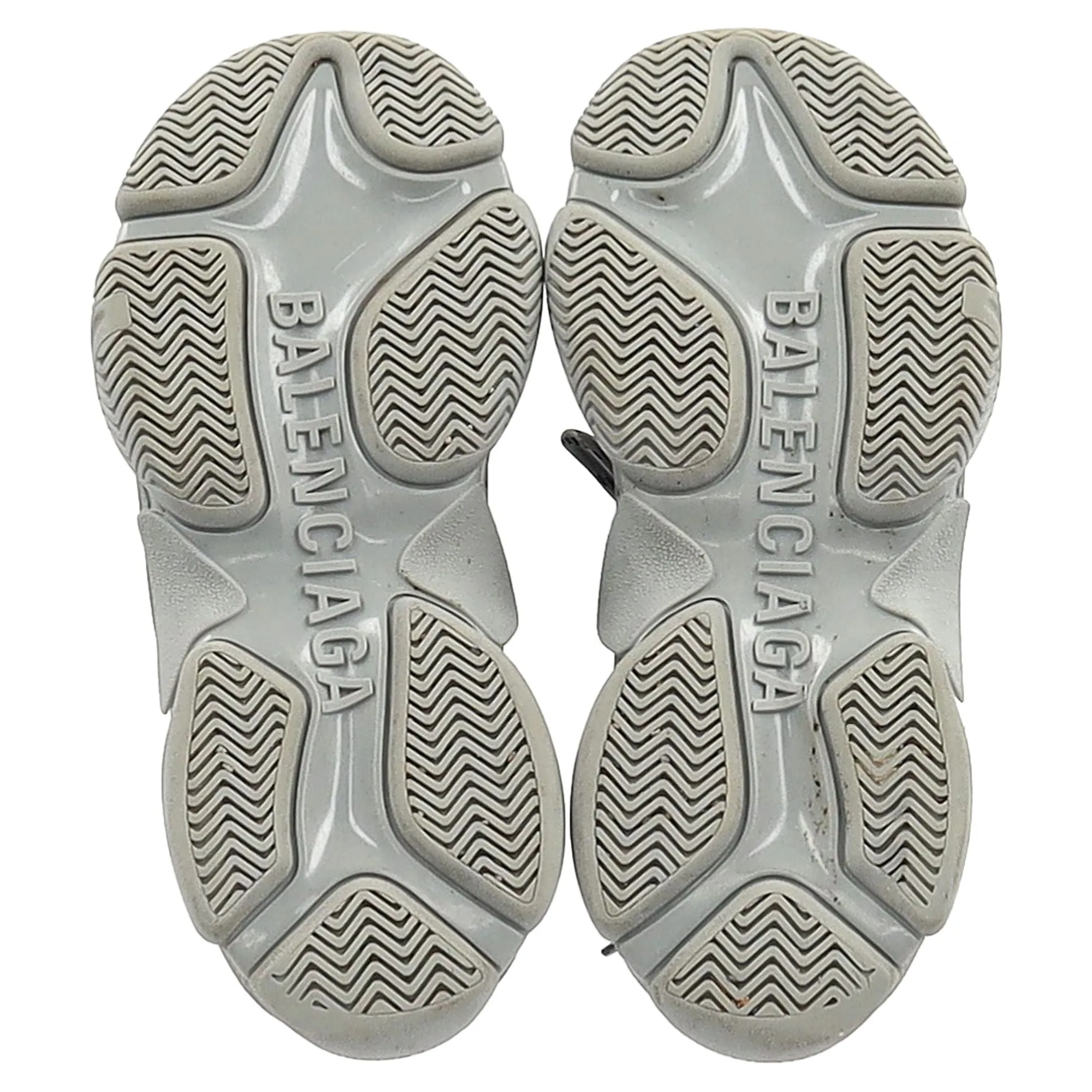 Balenciaga Triple S Sneakers in Grey Polyester