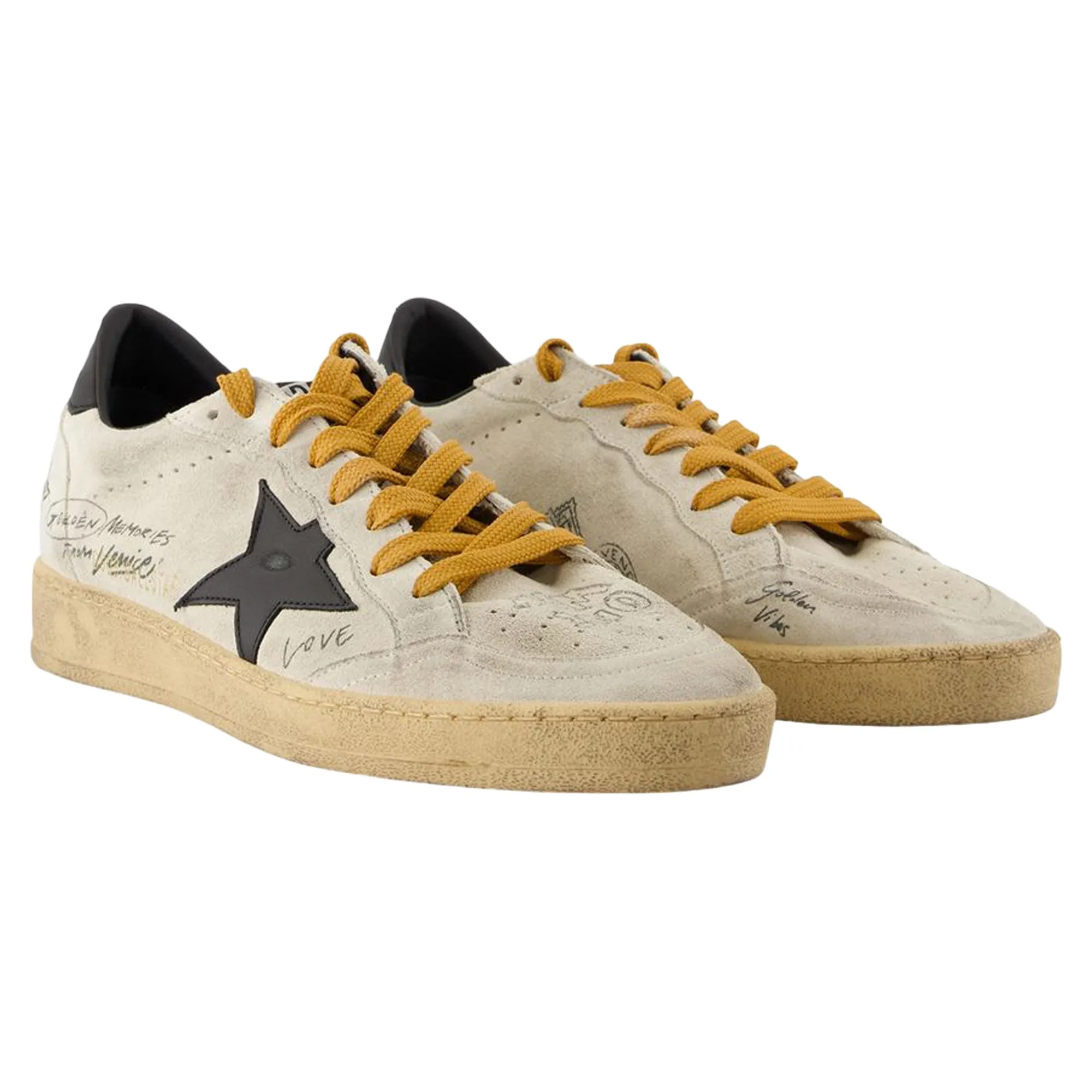 Ballstar Sneakers - Golden Goose Deluxe Brand - Leather - Grey