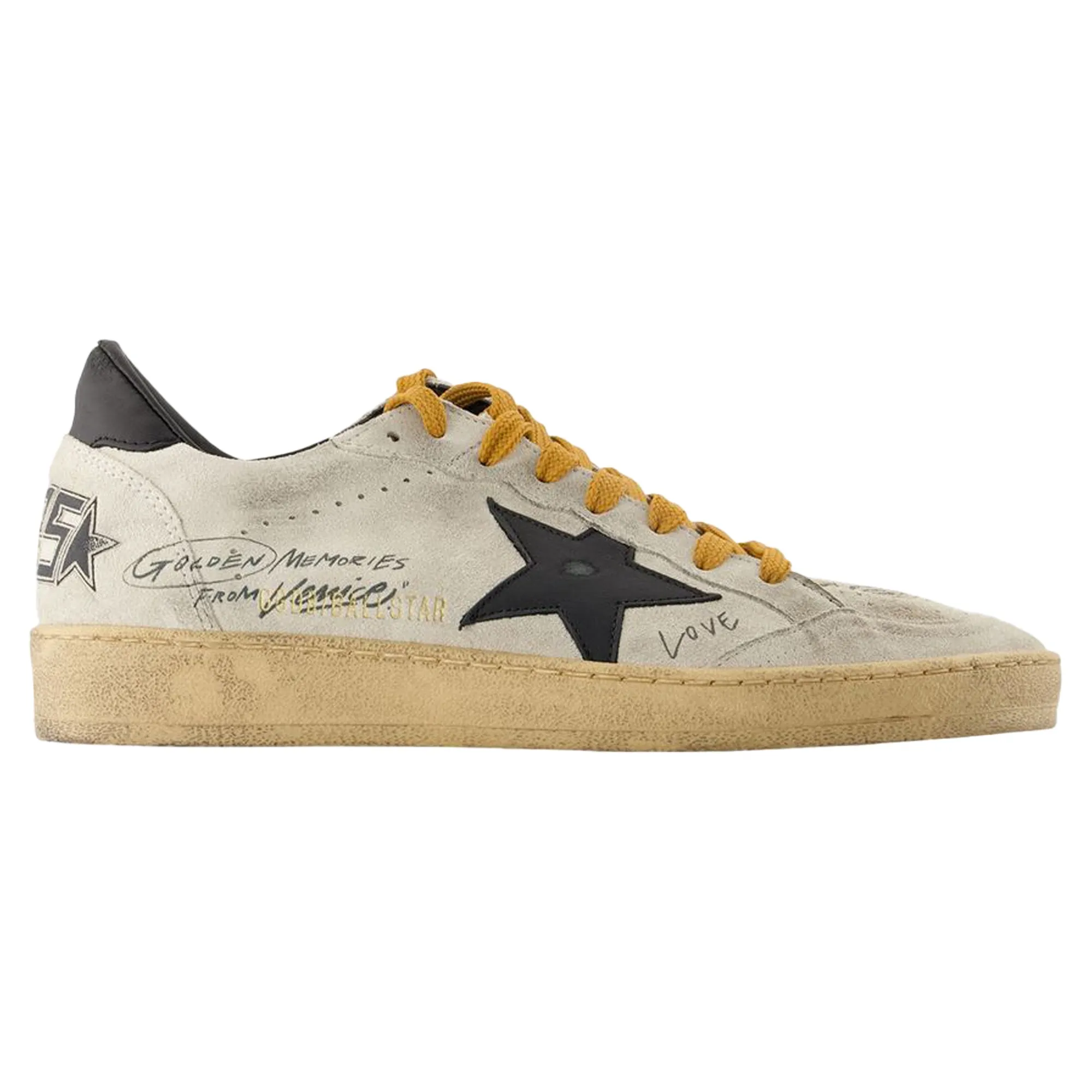 Ballstar Sneakers - Golden Goose Deluxe Brand - Leather - Grey