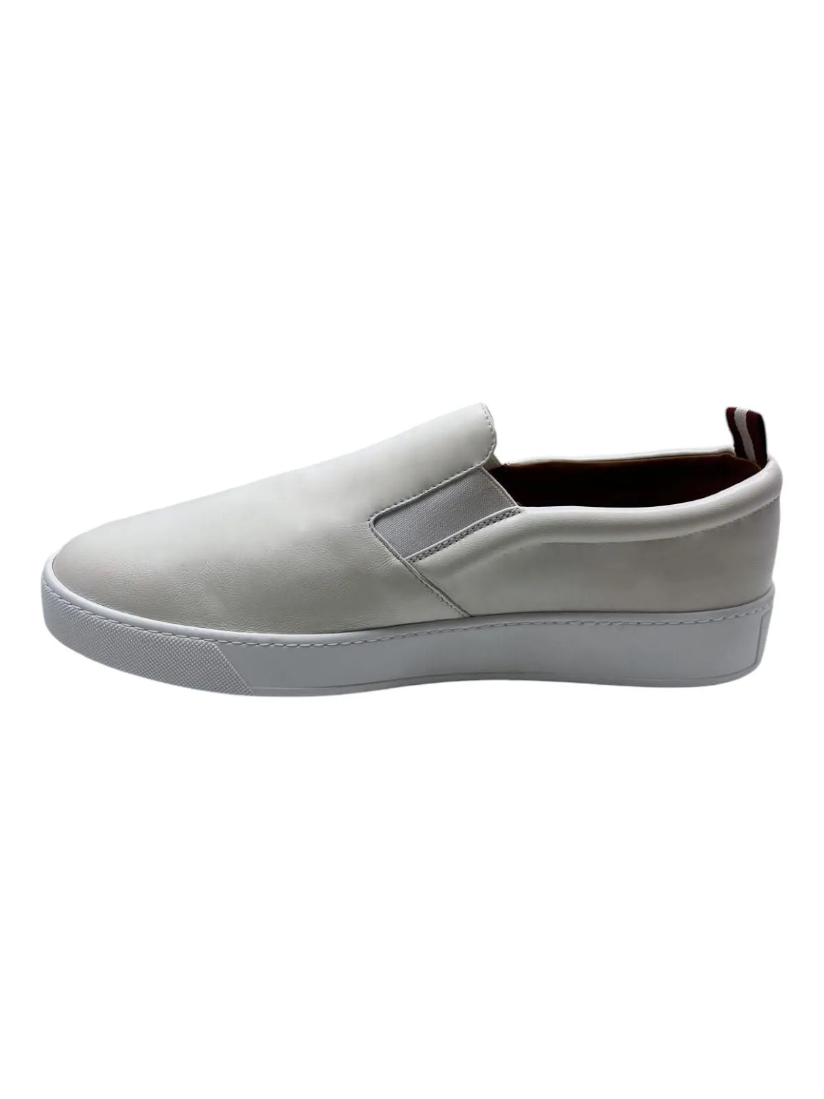 Bally Bently 6230476 Men's White Lamb Nappa Leather Sneakers