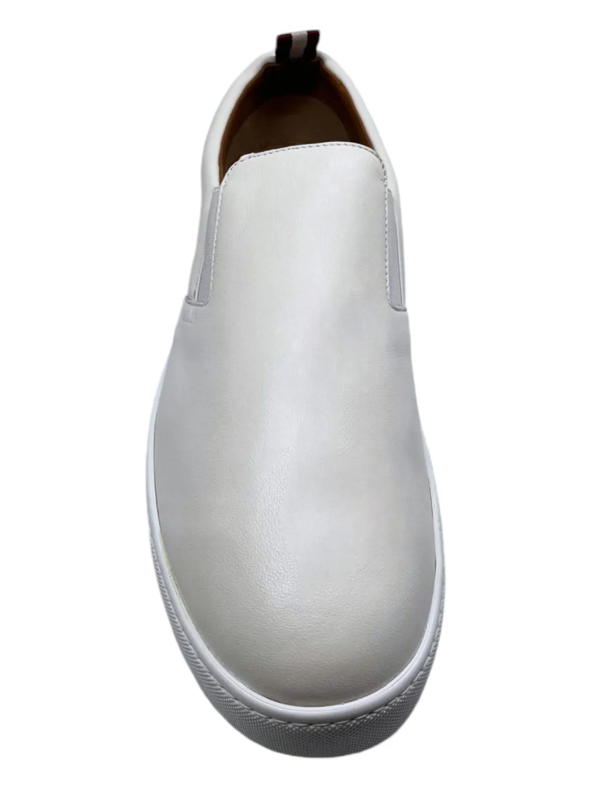 Bally Bently 6230476 Men's White Lamb Nappa Leather Sneakers