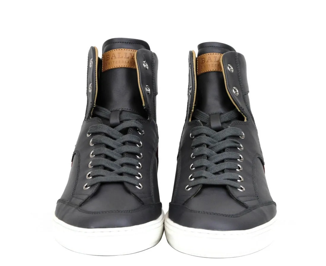 Bally Men's Calf Leather Hi-top Sneaker With   -