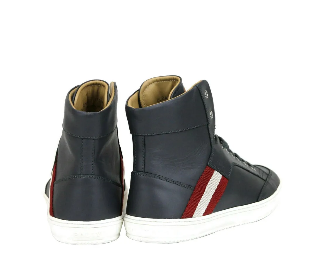 Bally Men's Calf Leather Hi-top Sneaker With   -