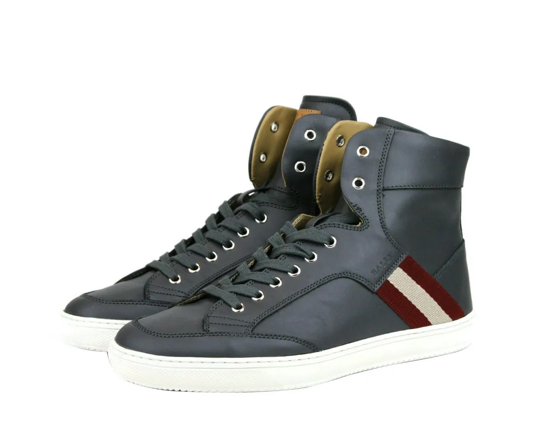 Bally Men's Calf Leather Hi-top Sneaker With   -