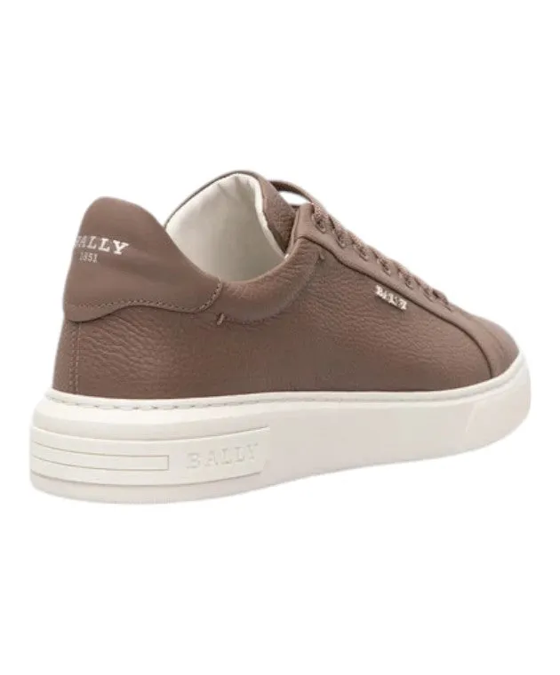 Bally Miky 6300668 Men's Canapa Bovine Grained Leather Sneakers