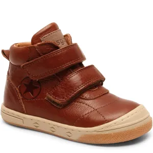 Bisgaard Juno Velcro Shoes Cognac