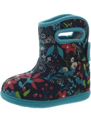 Bogs ll Cartoon Flower Girls Toddler Waterproof Rain Boots