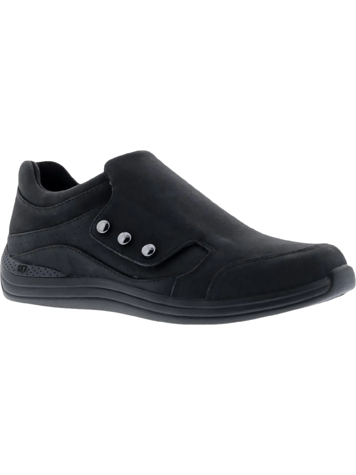 Bouquet Womens Faux Leather Lifestyle Slip-On Sneakers
