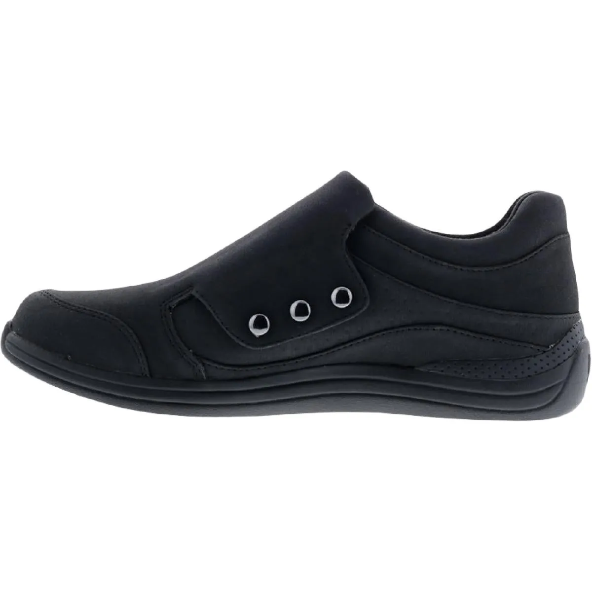 Bouquet Womens Faux Leather Lifestyle Slip-On Sneakers