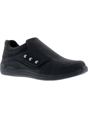 Bouquet Womens Faux Leather Lifestyle Slip-On Sneakers