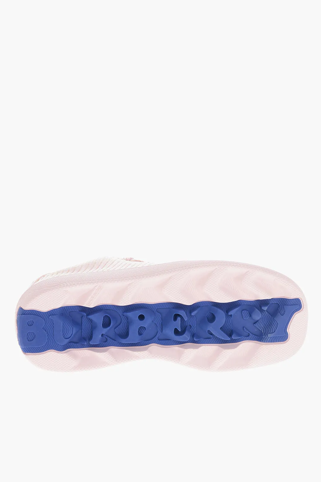 Burberry Rib Designed Low-Top Sneakers With Maxi Laces