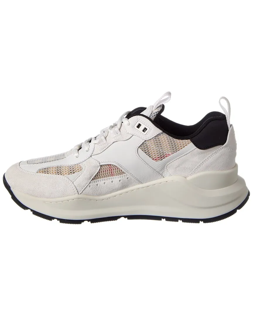 Burberry Vintage Check Mesh & Suede Sneaker