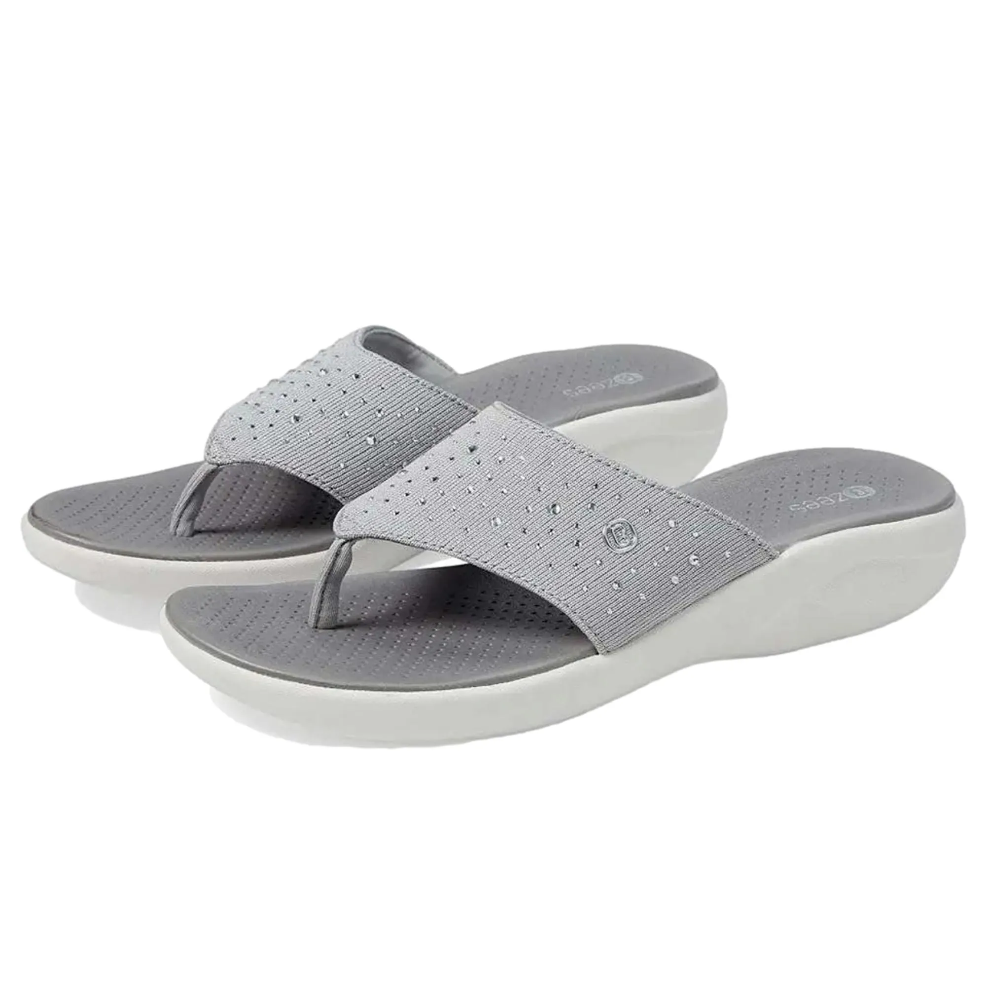 Bzees Cruise Bright Wedge Sandals Oyster White  I8744F1100 Women's