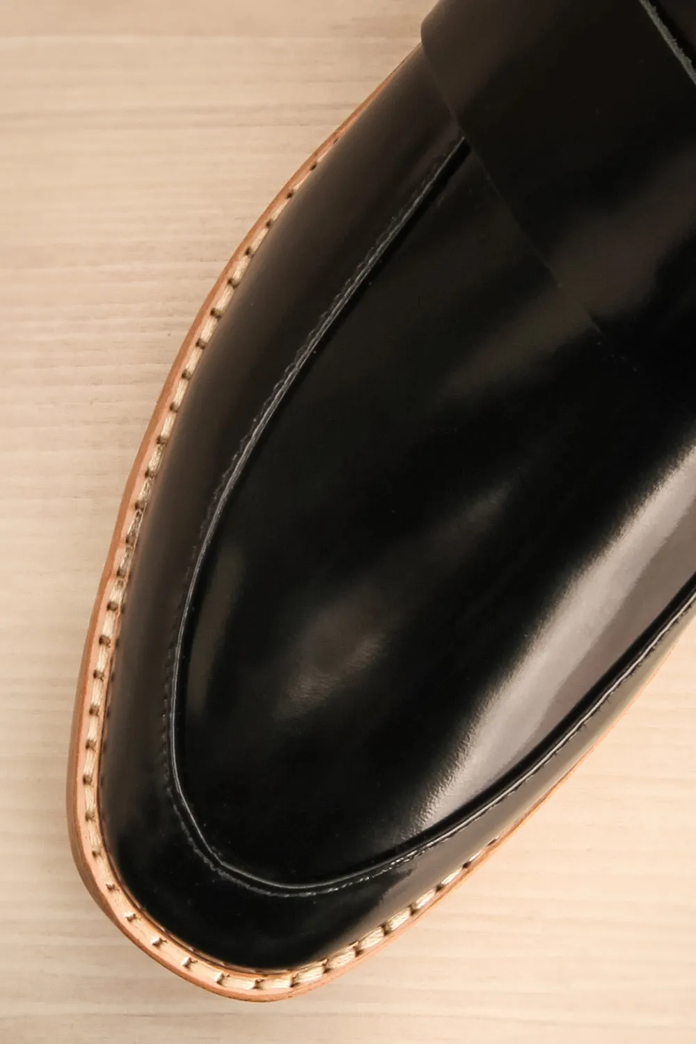 Camerota Wood | Black Platform Shoes