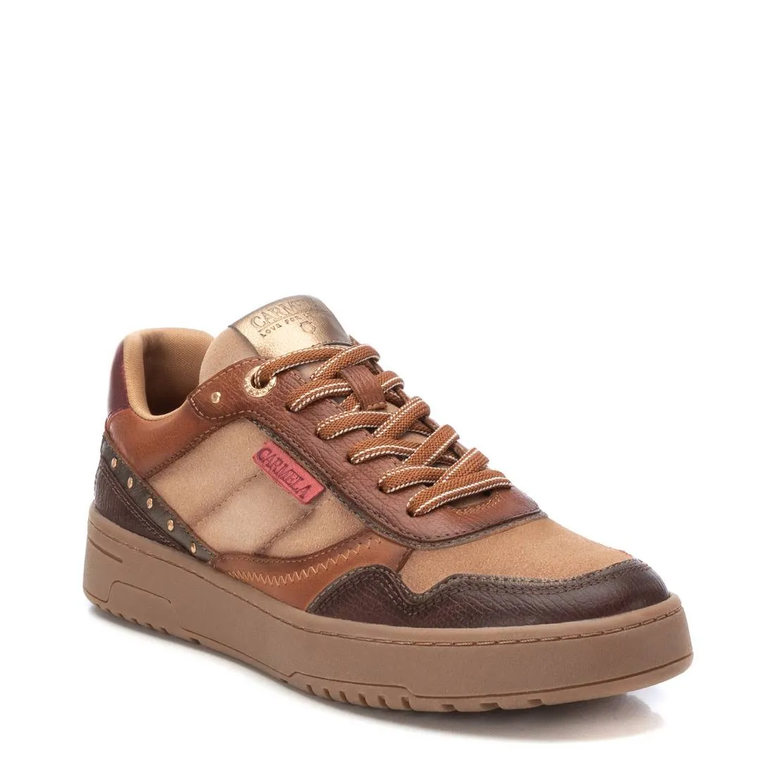 Carmela Collection Women's Leather Casual Sneakers By Xti