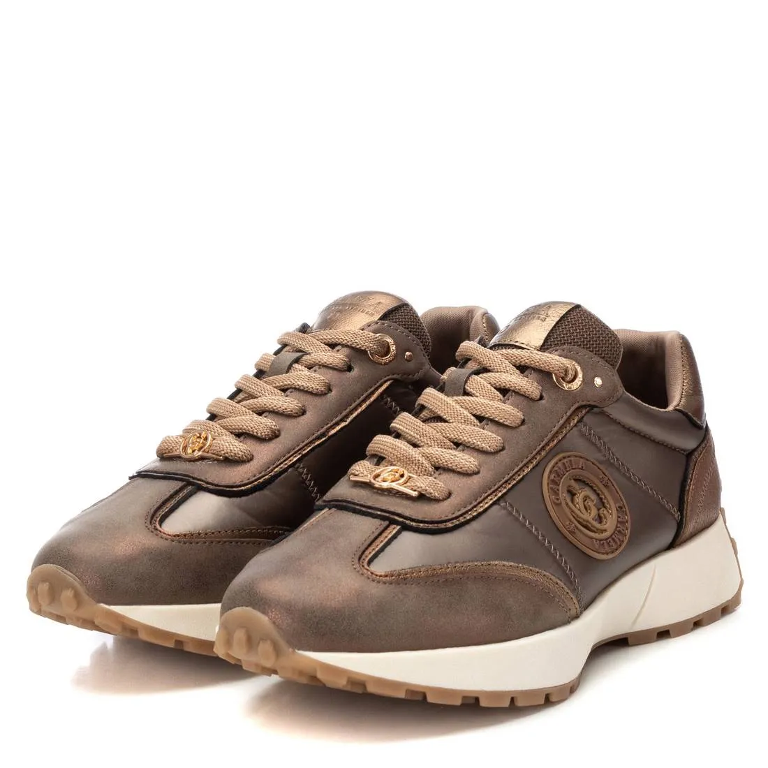 Carmela Collection Women's Leather Casual Sneakers By Xti