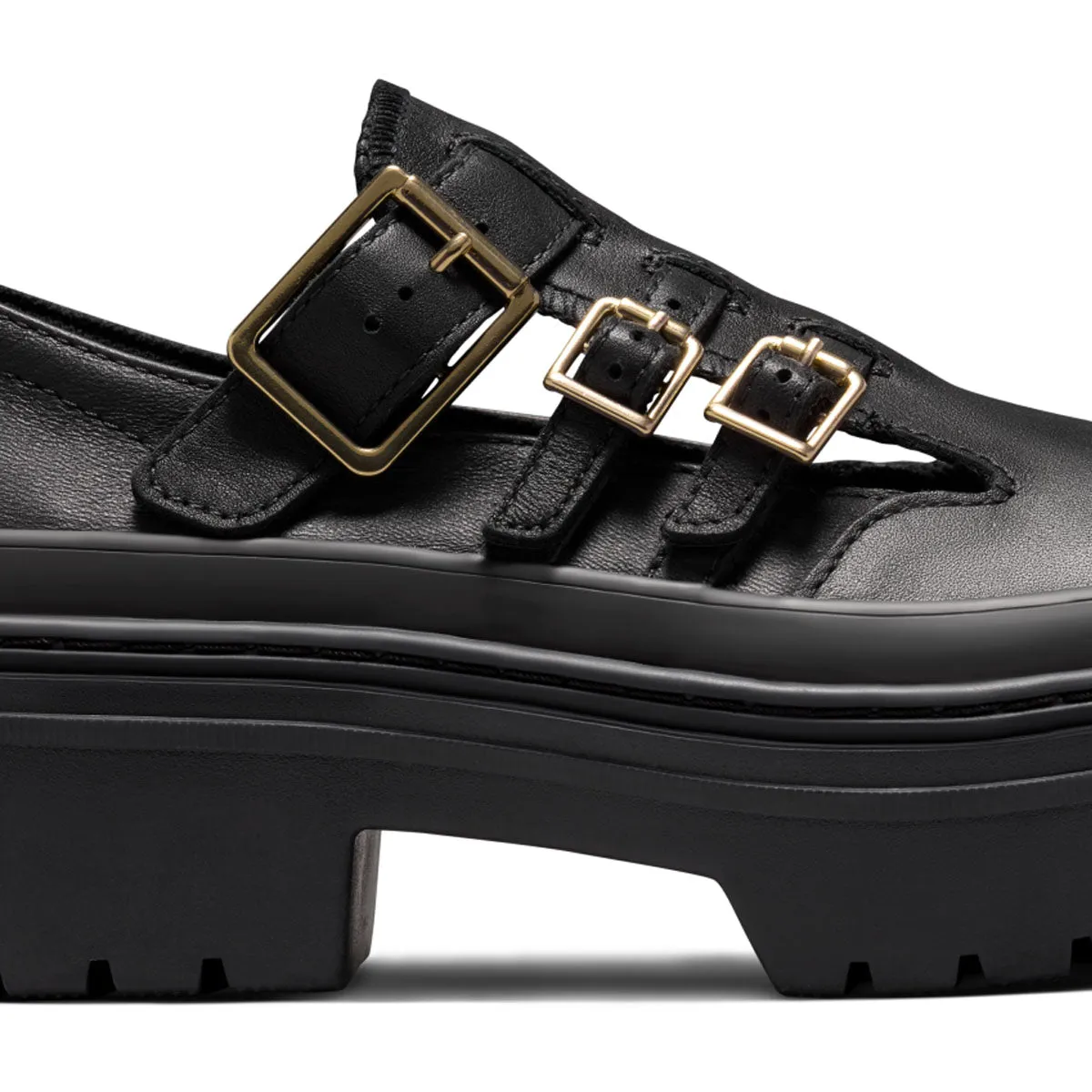 Chuck Taylor All Star Lugged Heel Mary Jane Platform 'Black Gold'