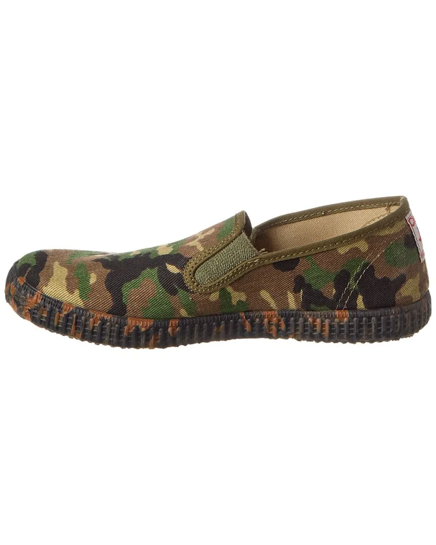 Cienta Cangrejo 2Elasticos Canvas Slip-On Sneaker