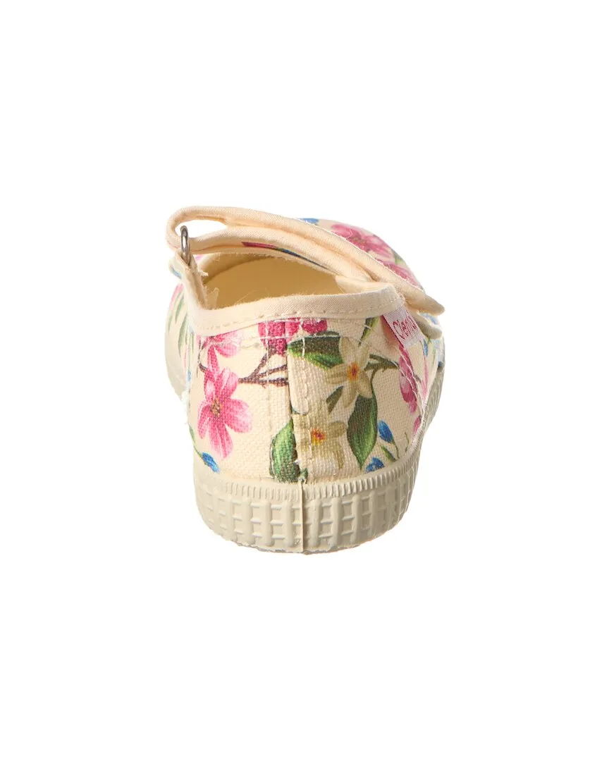 Cienta Mercedes Flores Canvas Sneaker