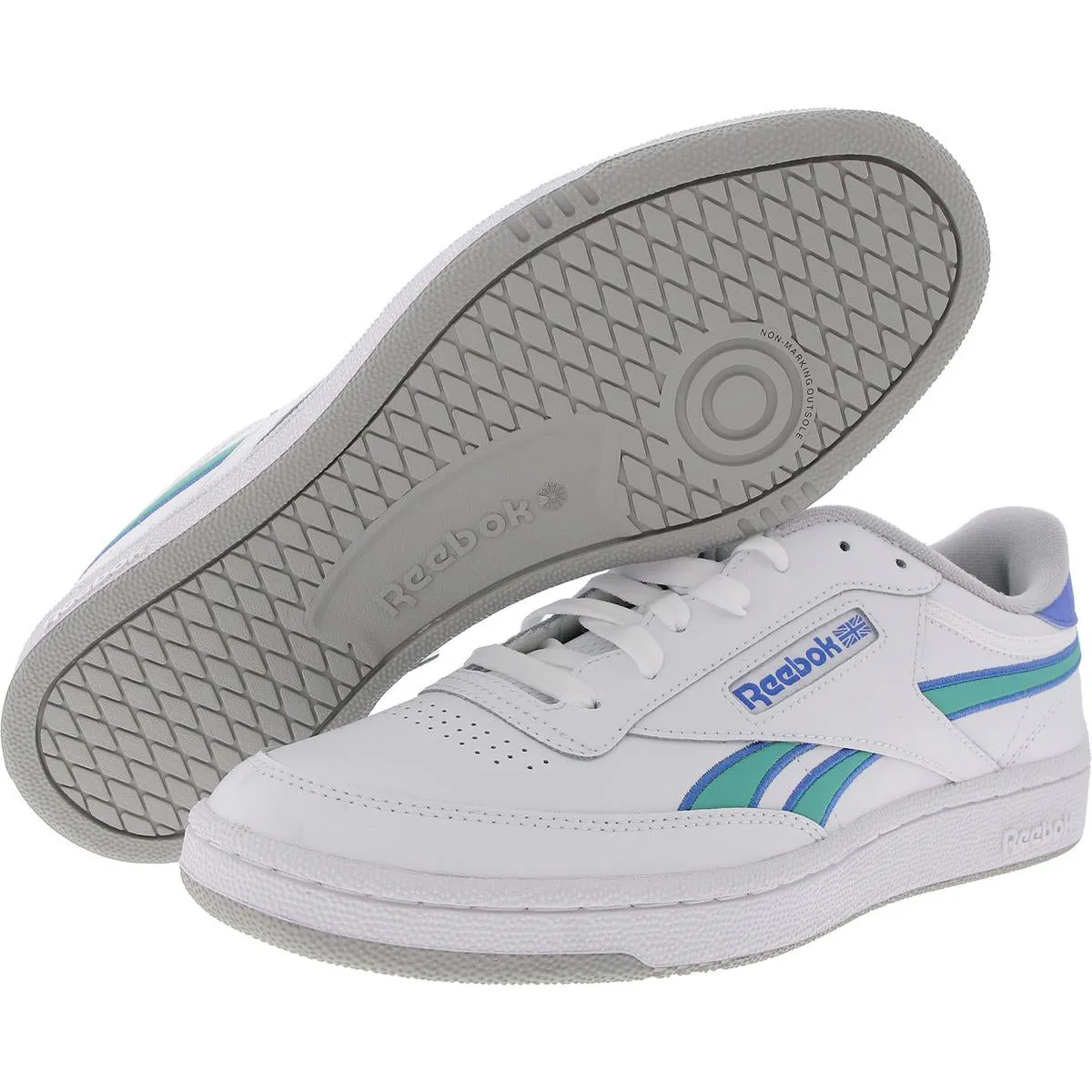 Club C Revenge Womens Lace-Up Faux Leather Casual And Fashion Sneakers