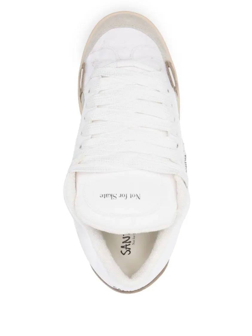 Color-Block Sneakers With Branded Heel Counter