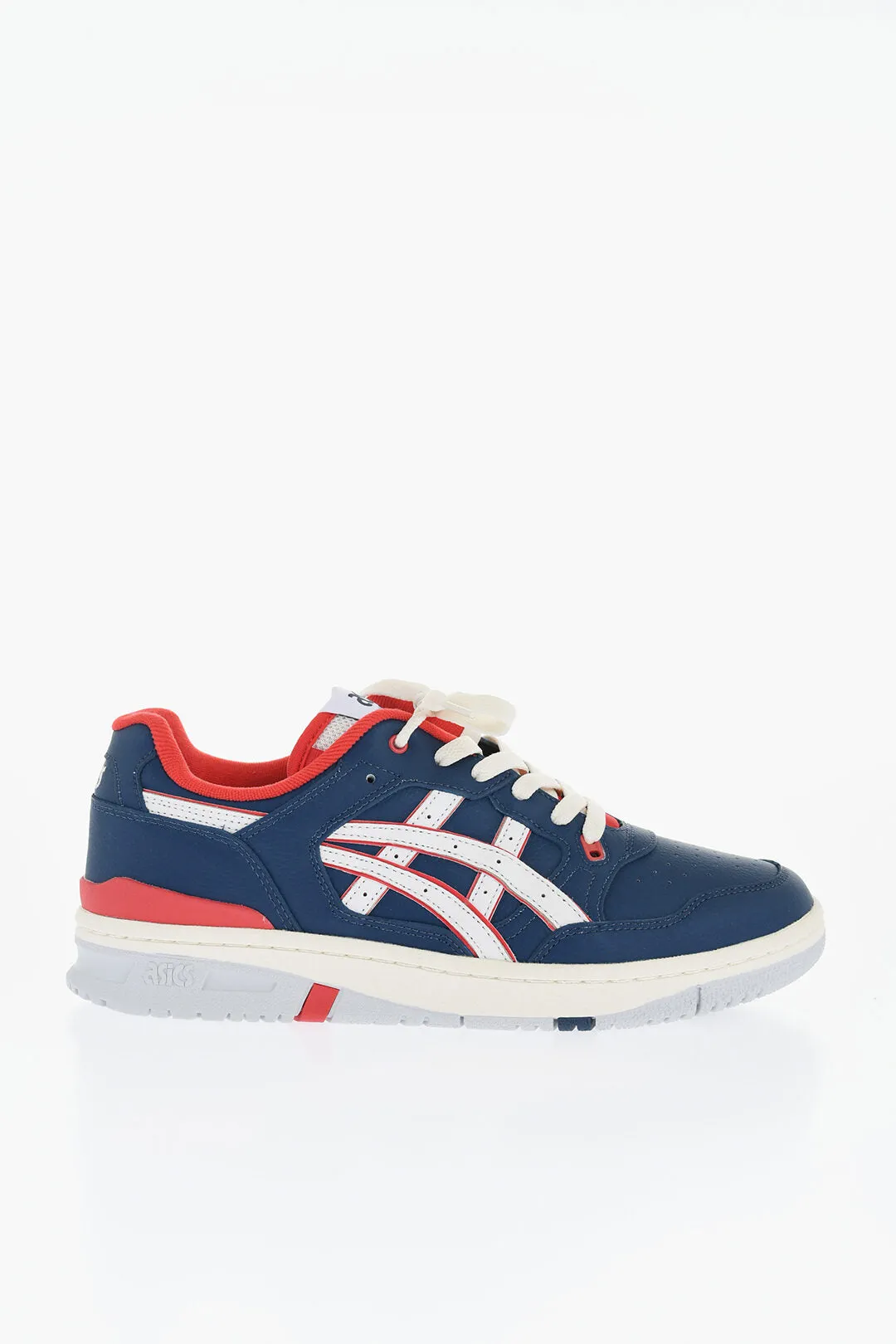 Comme Des Garons Asics Color Block Leather Low-Top Sneakers