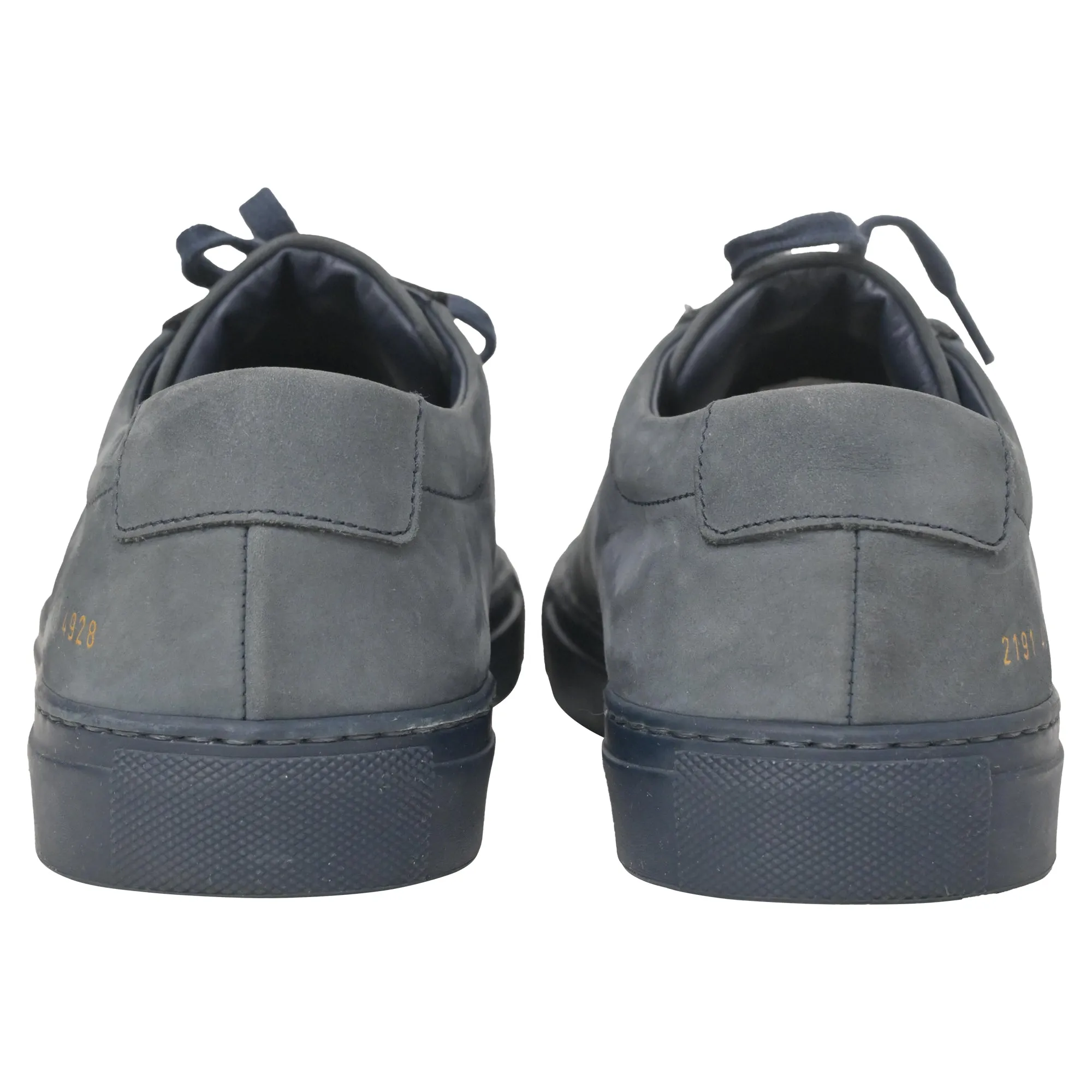 Common Projects Achilles Low Sneakers in Blue Suede